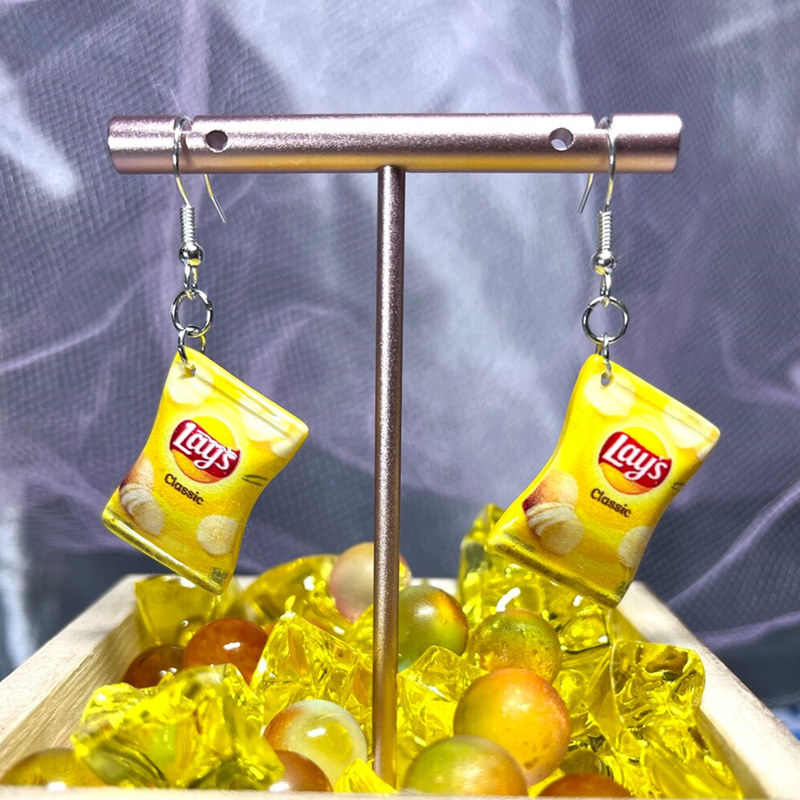 Junk Food Snacks - Забавные женские серьги в виде сладостей
