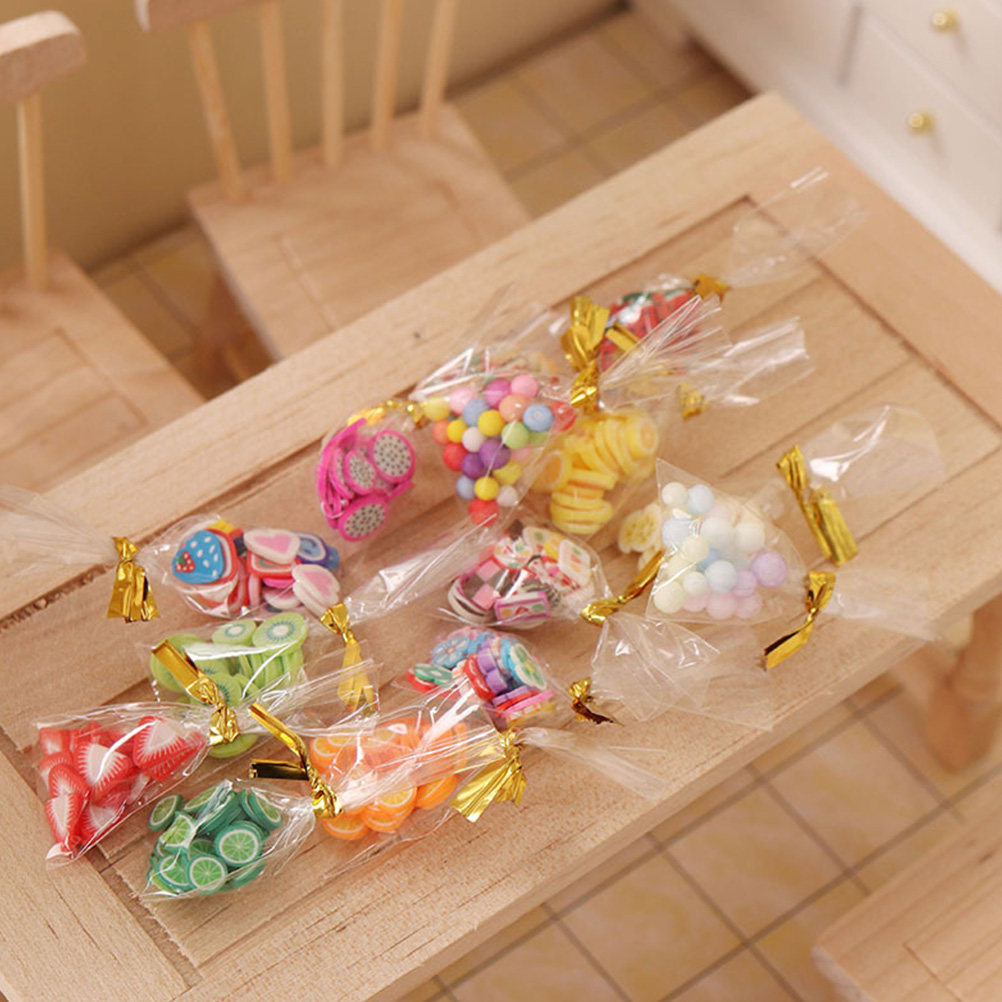 Food Snacks Packaging - Набор из 12 миниатюрных упаковок еды: