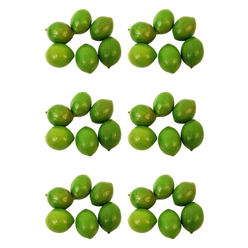 Foods X - 36 реалистичных искусственных пластиковых лимонов и