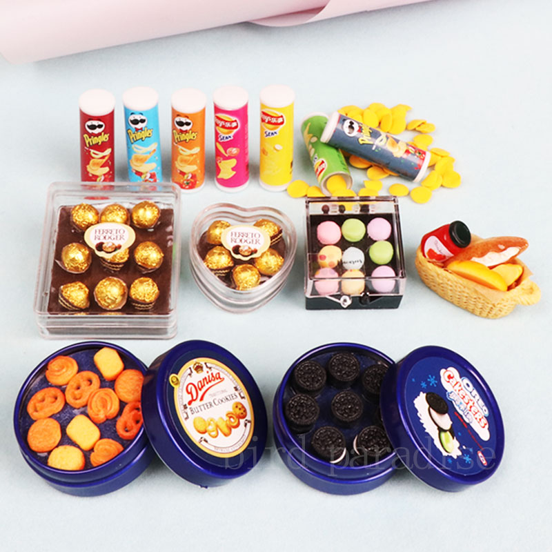Junk Food Snacks - 1/6 миниатюрные куклы, еда, мини-шоколадные коробки