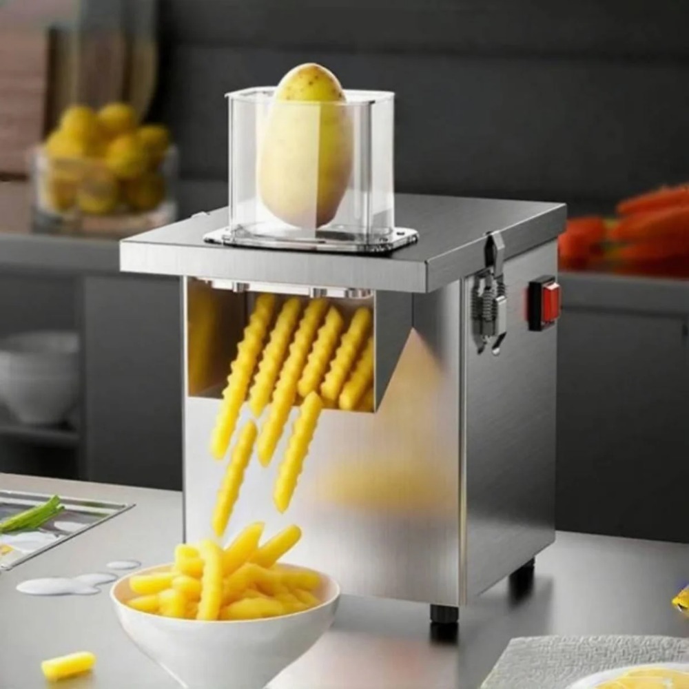 Food Snacks Restaurant - Электрическая машина для нарезки картофеля фри