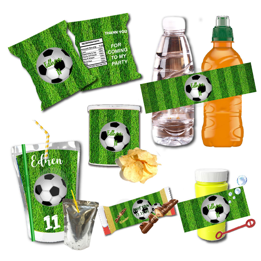 Food Snacks Packaging - Персонализированная этикетка для бутылки с водой