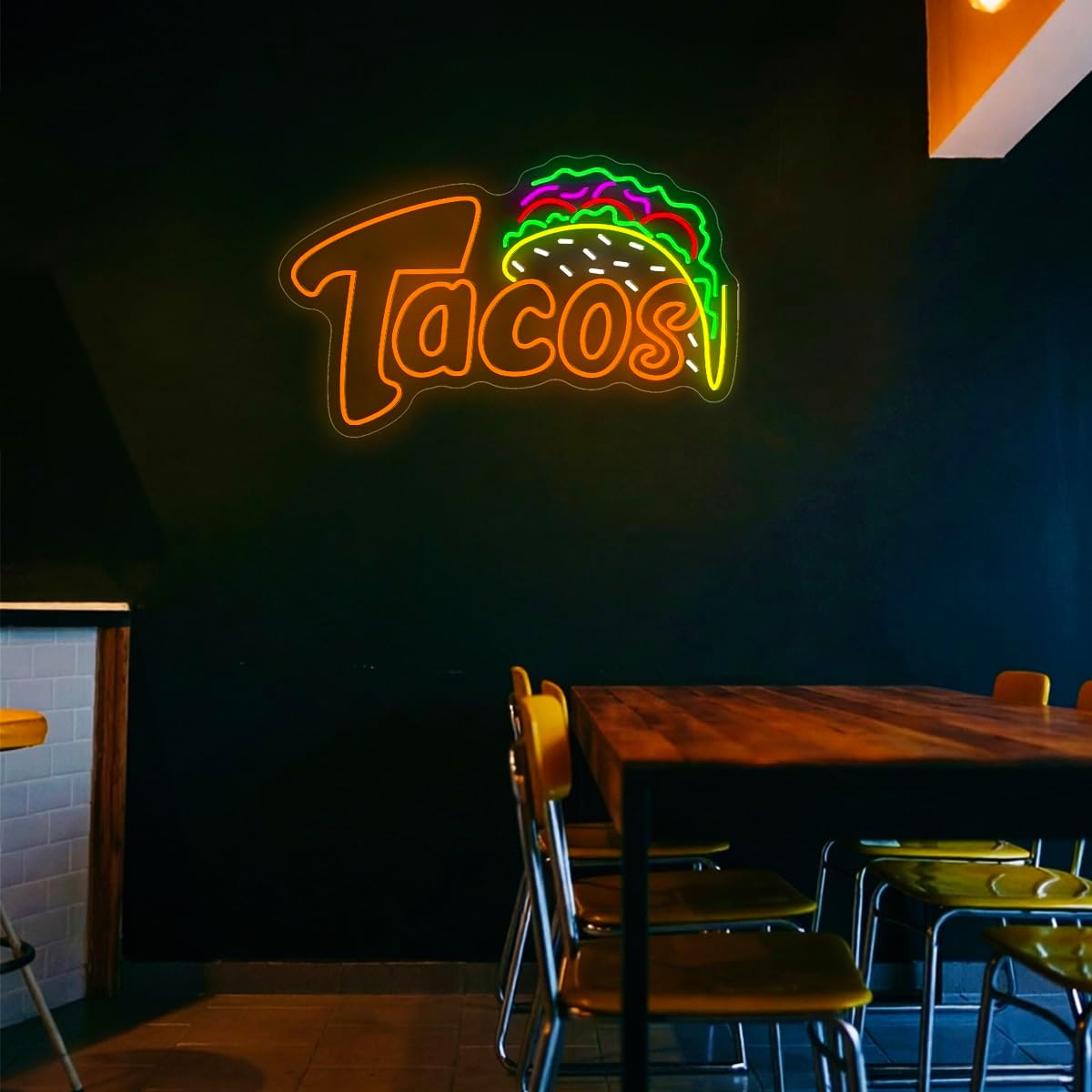 Светодиодная неоновая вывеска  – обзор и цена Food Snacks Restaurant