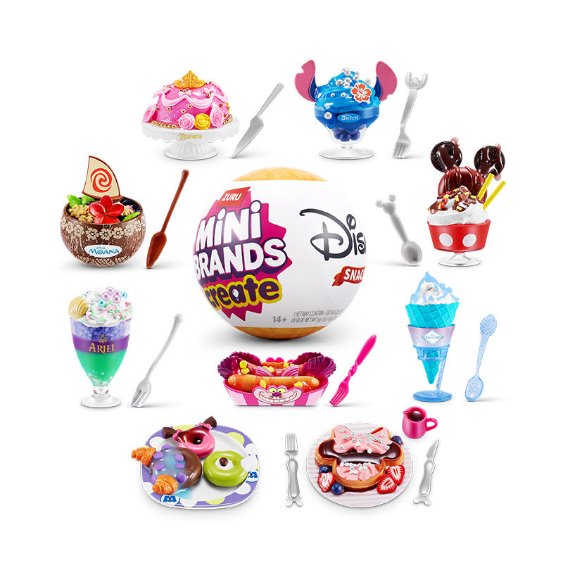 Zuru Mini Brands Create Disney – обзор и цена Food Snacks Packaging