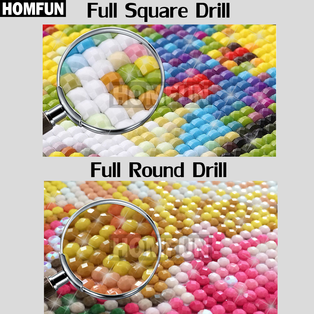 Алмазная 5D Вышивка HOMFUN «фр – обзор и цена Fruit Roll Up